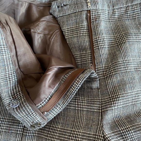 Evidnt Los Angeles plaid trouser pant zipper fly pockets size large - Picture 9 of 9